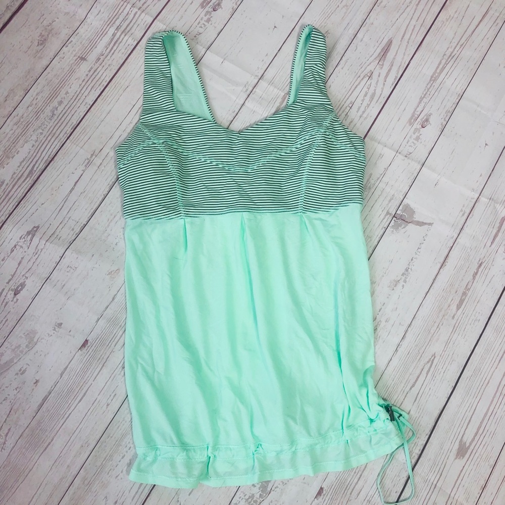 Lululemon tame me mint tank top 6